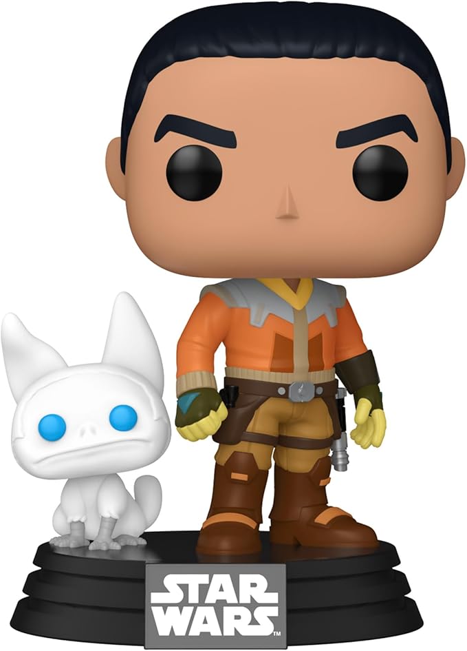 Funko Pop! & Buddy: Rebels - Ezra Bridger with Loth-Cat - Star Wars: Rebels - Amazon Exclusive - Collectable Vinyl Figure - Gift Idea - Official Merchandise - Toys for Kids & Adults - Sci-Fi Fans