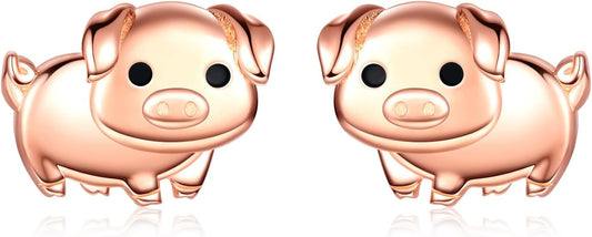 Sterling Silver Animal Stud Earrings: S925 Hypoallergenic Cute Koala Bear Cat Llama Bunny Cow Earrings for Women Koala Animal Stud Earrings Jewelry Gifts