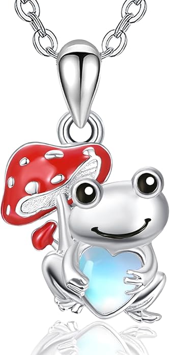 Dreamboat Moonstone Animal Pendant Necklace for Women 925 Sterling Silver Cute Animals Jewelry Gifts