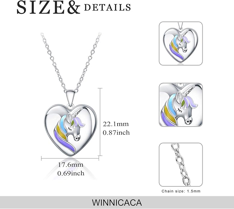 WINNICACA S925 Sterling Silver Heart Lockets Necklace That Holds Pictures Jewelry for Women Photo Pendant Necklace for Birthday Gifts