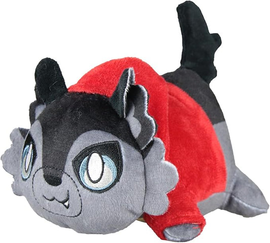 Red Aaron's Cat Plush Mee-Meow Toy,Cat Food Plushies, Cute Anime Cartoon Stuffed Animal Figure Toy Plush Pillow Gift for Kids and Festival Gift