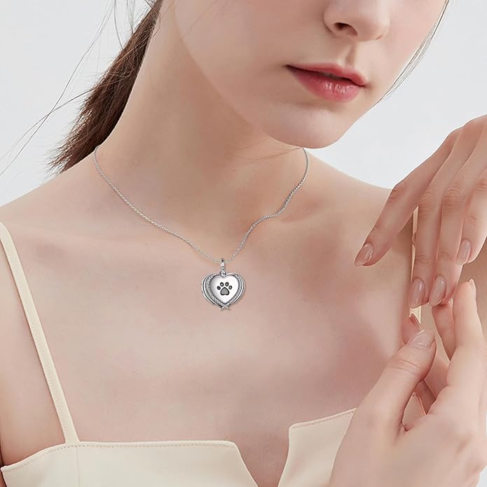 URONE Urn Necklaces for Ashes 925 Sterling Silver Abalone Shell Tree of Life Cremation Jewelry for Ashes Memory Jewelry for Women Men