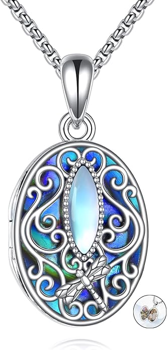 ONEFINITY Tree of Life Locket Necklace Sterling Silver Locket Necklace That Holds Pictures Tree of Life Locket Pendant for Women Wife Girlfriend