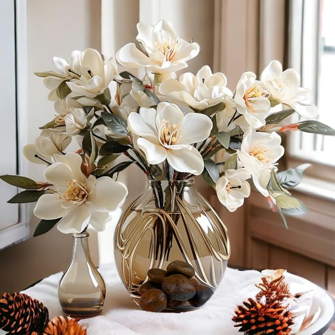 HappyFiller Natural Decorative Red Pebbles Polished Gravel Rocks Stones for Aquarium,Fish Turtle Tank,Outdoor Indoor Plants Top Dressing,Succulents Soil Cover,Garden Landscaping,18 LB