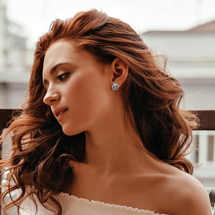 Frog Earrings for Women Mothers Day Gifts Vintage Frogs Shaped Stud Earrings Funny Cute 3D Animal Earrings Jewelry Gifts