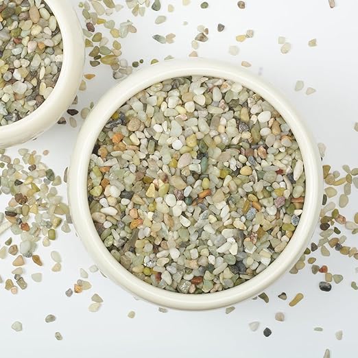 10 LBS Natural Decorative Jade Stones – Ideal for Plants, Succulents, Aquariums, Vases, and Garden Pots. 1/5 Inch Natural Stones Enhance Drainage and Soil Moisture Balance (Jade, 10 Pounds)