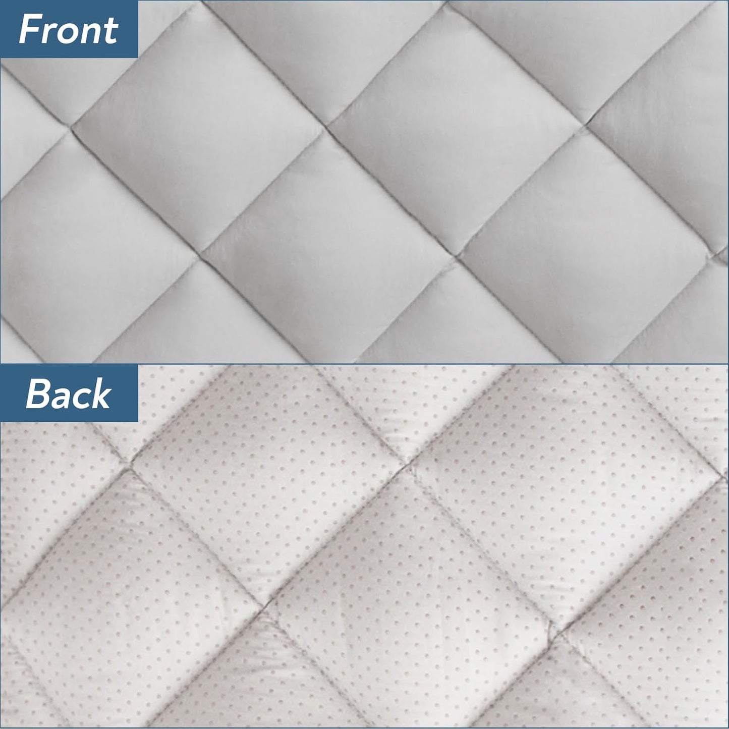 Magik & Kover Dog Crate Pad 2 Pack (42" x 28"), Soft Dog Crate Mat with Anti-Slip Bottom, Machine Washable Kennel Pad, Fits 42 Inch, Grey