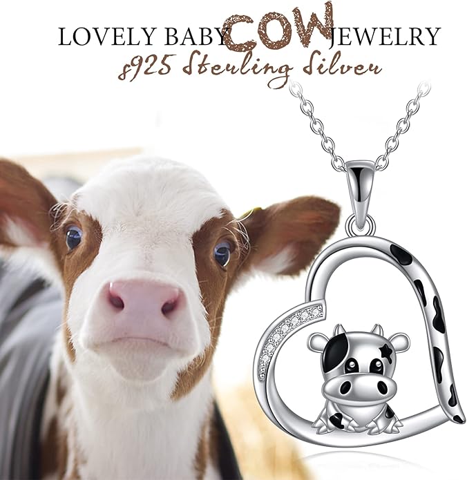 WINNICACA Sterling Silver Cat/Ladybugs/Cow/Cardinal/Hummingbird/Dragonfly Necklace for Women Exquisite Jewelry Gifts for Birthday, Christmas Gifts for Mother and Daughter