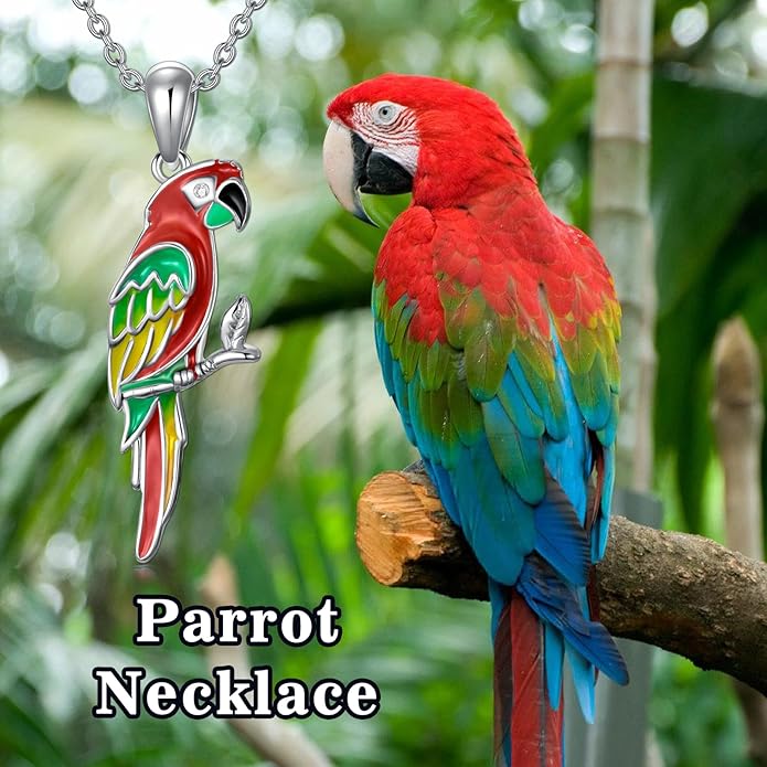 925 Sterling Silver Lab Grown Diamond Animal Necklace Cat/Bear/Bee/Dolphin/Dragonfly/Horse/Hummingbird/Koala/Parrot/Penguin/Pigeon/Sea Turtle/Starfish Lab Grown Diamond Necklace Gift for Women