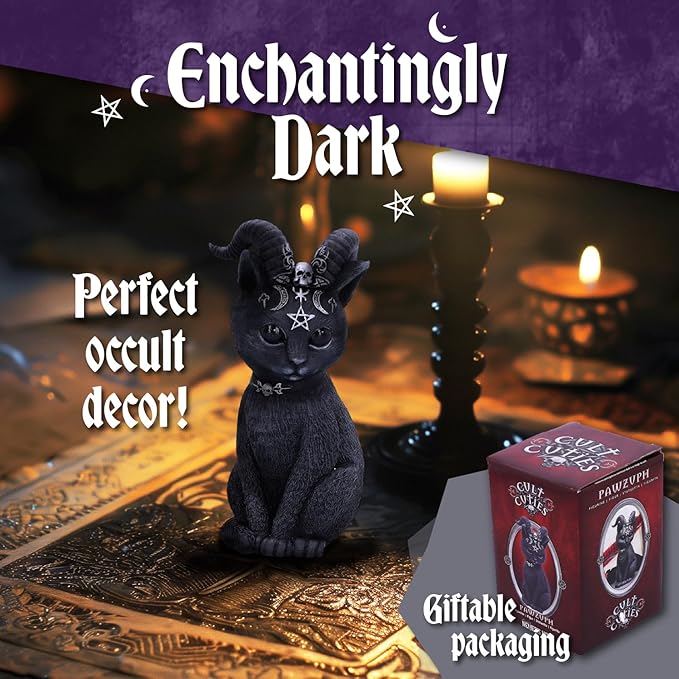 Nemesis Now Cult Cuties Adorable Occult Figurines, Bewitching Evil Spirit Creatures, Hand-Painted, Resin - Pawzuph