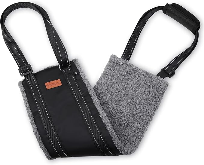 LOOBANI Portable Dog Sling for Back Legs, Hip Support Harness to Help Lift Dogs Rear for Canine Aid and Old K9 Cruciate Ligament Rehabilitation