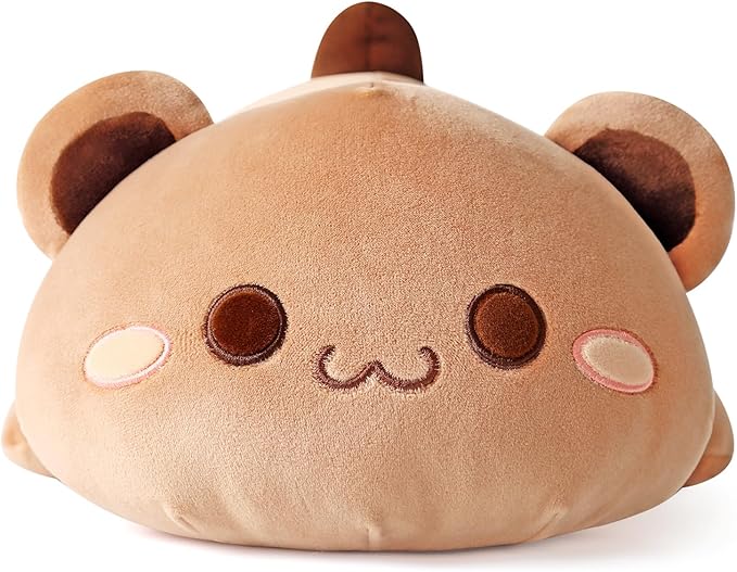 Onsoyours Cute Bear Plush Toy 20" Stuffed Animal Bear Soft Anime Large Plush Pillow for Kids (Brown Bear, 20")