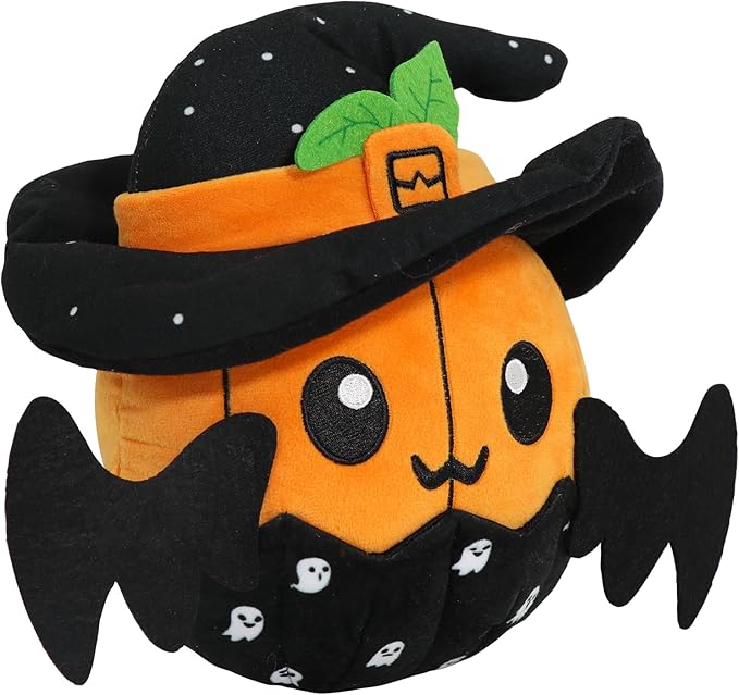 Halloween Plush Witch Dolls, Cute Pumpkin Witch Plushies - Stuffed Animal Pillow Toys for Boys & Girls, Birthday Gifts