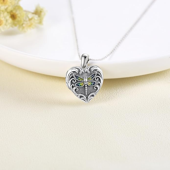 ONEFINITY Tree of Life Locket Necklace Sterling Silver Locket Necklace That Holds Pictures Tree of Life Locket Pendant for Women Wife Girlfriend