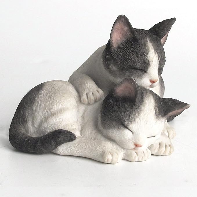Veronese Design 3 1/8" Tall Sleepy Kittens Animal Figurine Polyresin Sculpture