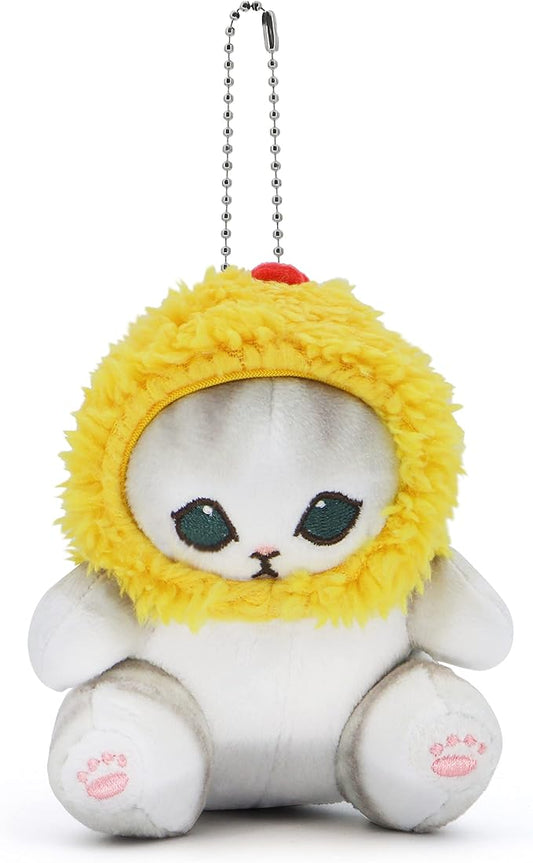 Kawaii Shark Cat Plush Toy Stuffed Animal Doll, Soft Pillow for Boys & Girls (Fried Shrimp Cat, 13cm/5.1in)