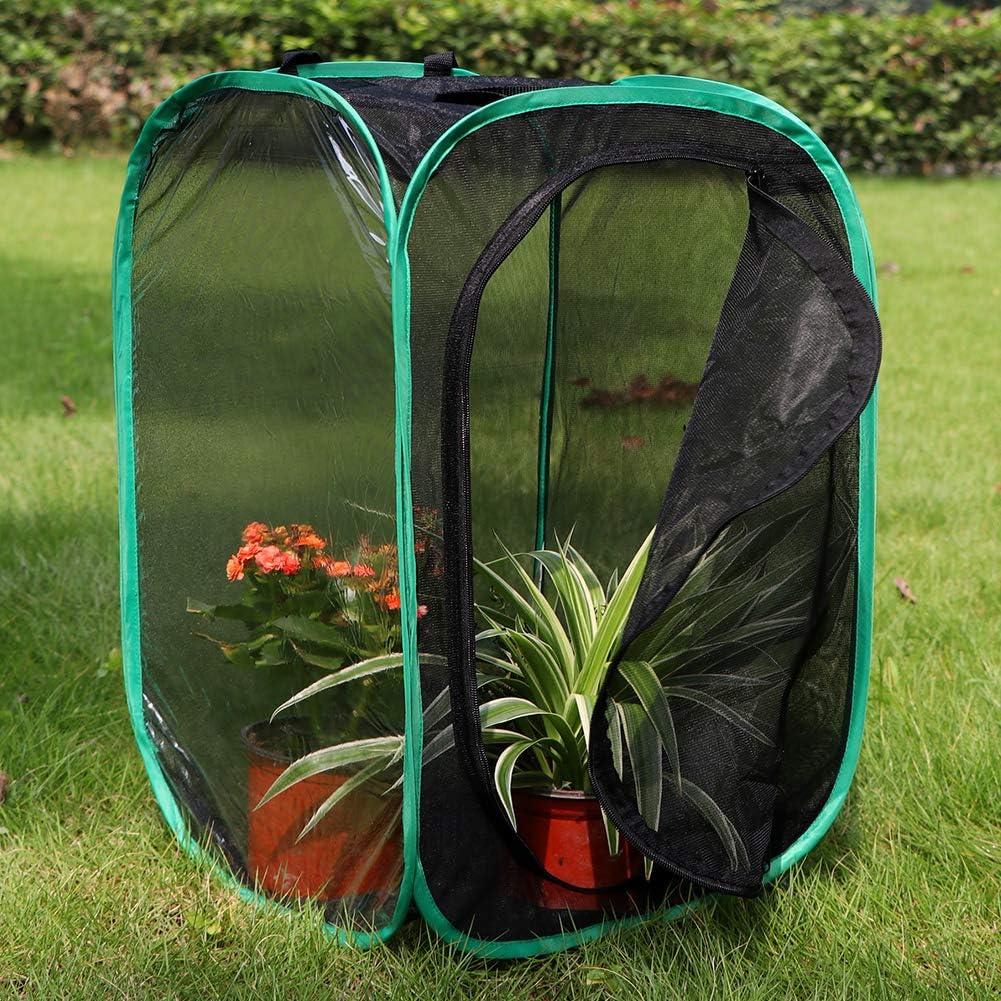 RESTCLOUD Insect and Butterfly Habitat Cage Terrarium Pop-up 23.6 Inches Tall