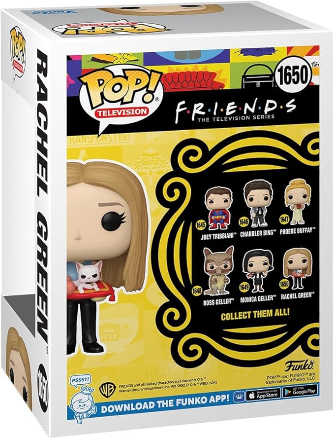 Funko POP TV: Friends – Rachel Green - (with Mrs. Whiskerson) - Collectable Vinyl Figure - Gift Idea - Official Merchandise - for Kids & Adults - TV Fans - Model Figure for Collectors and Display