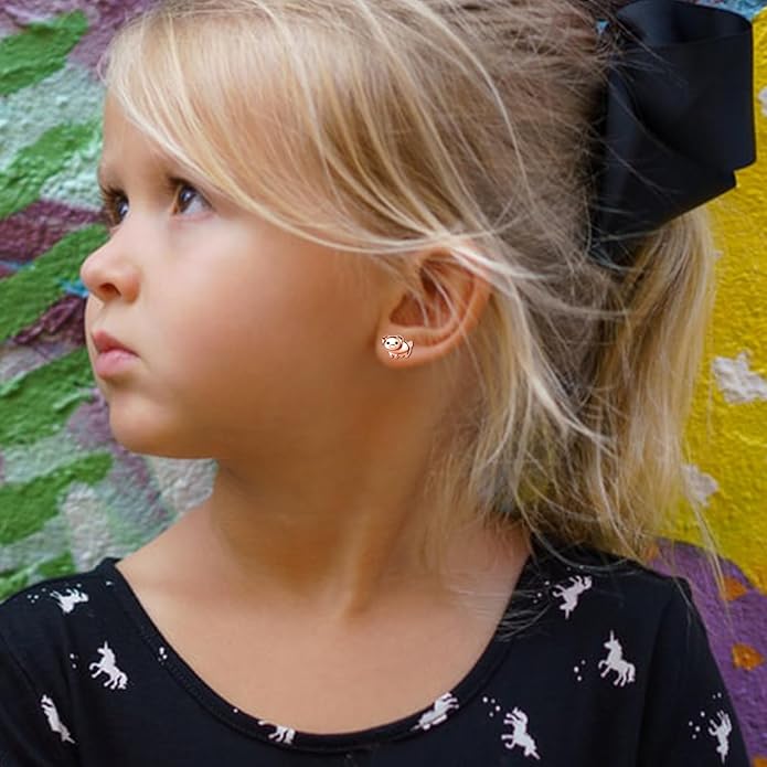 Sterling Silver Animal Stud Earrings: S925 Hypoallergenic Cute Koala Bear Cat Llama Bunny Cow Earrings for Women Koala Animal Stud Earrings Jewelry Gifts