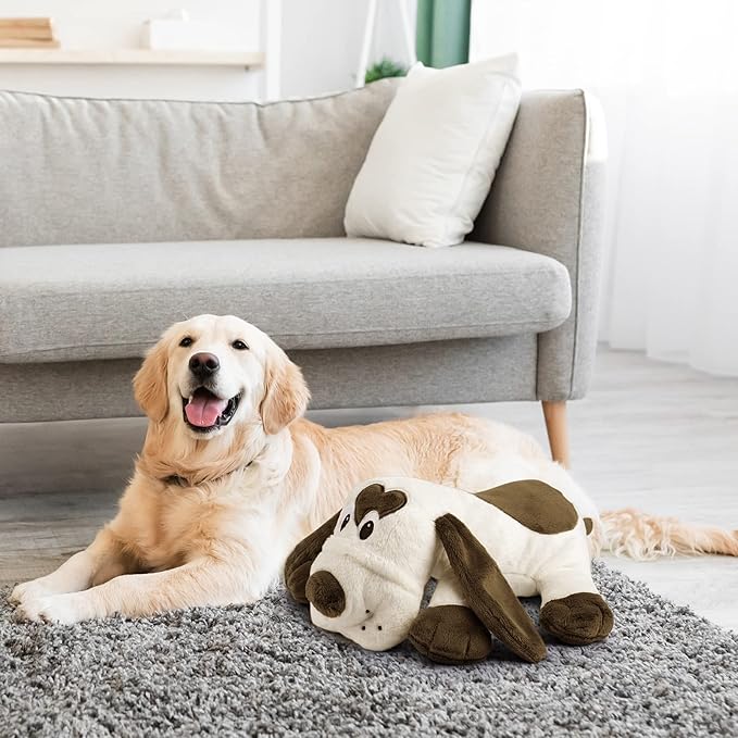 Puppy Heartbeat Toy Heartbeat Stuffed Animal for Dogs, Dog Heartbeat Toy for Puppy Sleep Aid Crate Training Calming, Dog Anxiety Toys for Puppy Comfort