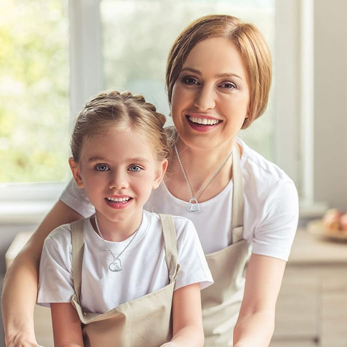 MEDWISE 925 Sterling Silver Dog Paw Print/Rabbit/Panda/Frog Necklace Pendant Heart Necklace Jewelry Gifts for Women Ladies Wife Mother Daughter Granddaughter Birthday Christmas