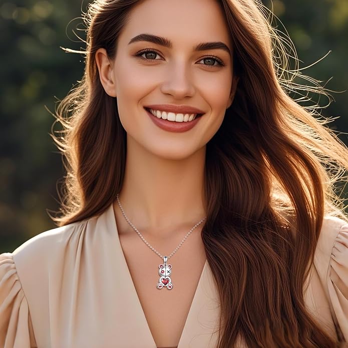 YFN Gothic Necklace Sterling Silver Wiccan Witch Pendant Goth Jewelry Witchy Gifts for Women Men