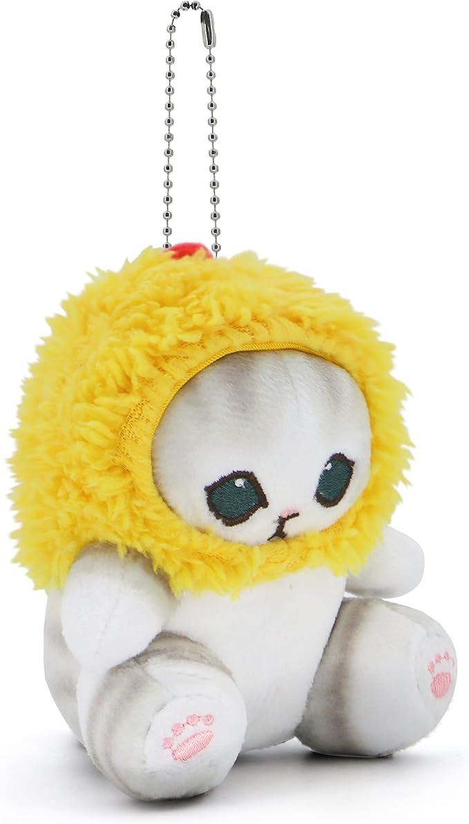 Kawaii Shark Cat Plush Toy Stuffed Animal Doll, Soft Pillow for Boys & Girls (Fried Shrimp Cat, 13cm/5.1in)