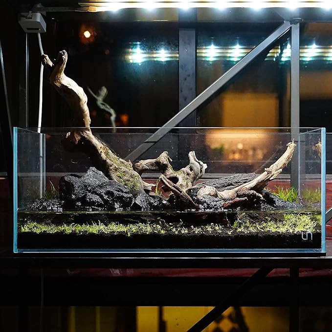 Ultum Nature Systems Controsoil - Freshwater Aqua Soil Substrate for Fish, Shrimp, Live Plant Propagation and Aquascaping - 6.8pH Low Ammonia, Volcanic Ash - Black, Extra Fine (3 Liter | 6LB)