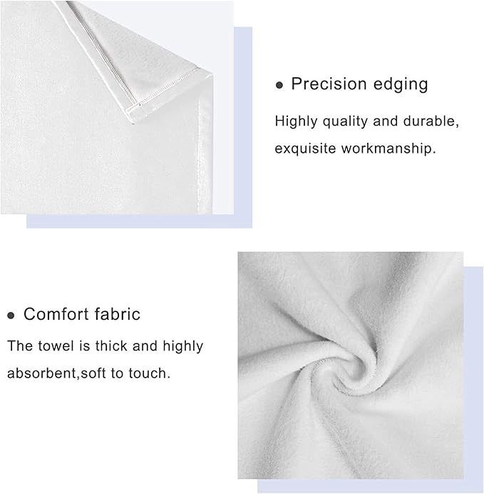 Marble 3 Piece Towel Bathroom Sets, 1 Bath Towel, 1 Washcloth, 1 Hand Towel, Cotton Fast Dry Soft Absorbent Towel Set for Home Kitchen Family