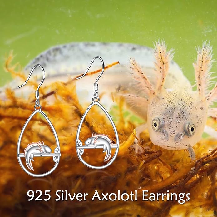 YFN Animal Earrings Sterling Silver Animal Heart Hoop Dangle Earrings Cute Jewelry Gifts for Women