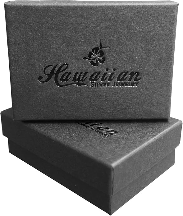 Hawaiian Silver Jewelry Dog Paw Print Pendant Necklace – 18-inch Sterling Silver Paw Print Necklace – 925 Sterling Silver