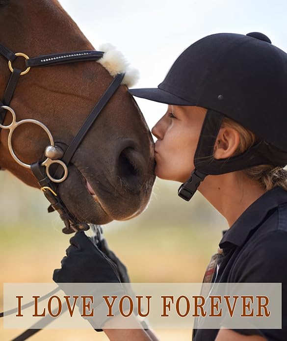 YL Women's Horse Necklace 925 Sterling Silver Horseshoe Pendant Birthstone Animals Jewelry