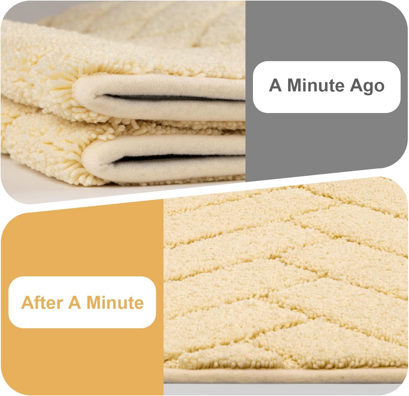 Tindbea Dog Mat for Muddy Paws,Absorbs Moisture Dirt Non-Slip Washable Mud Mat for Dogs,Soft Rubber Backing Front Inside Pet Rug for Entryway, Mud Dog Paws, Patio(20"x31.5",Beige)