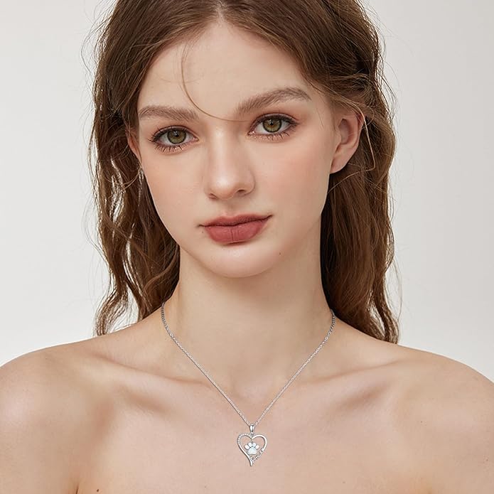 Urn necklace for Ashes 925 Sterling Silver Opal/Turquoise/Moonstone/Moss agate Pendant Cremation Memory Jewelry Keepsake Gifts for Women