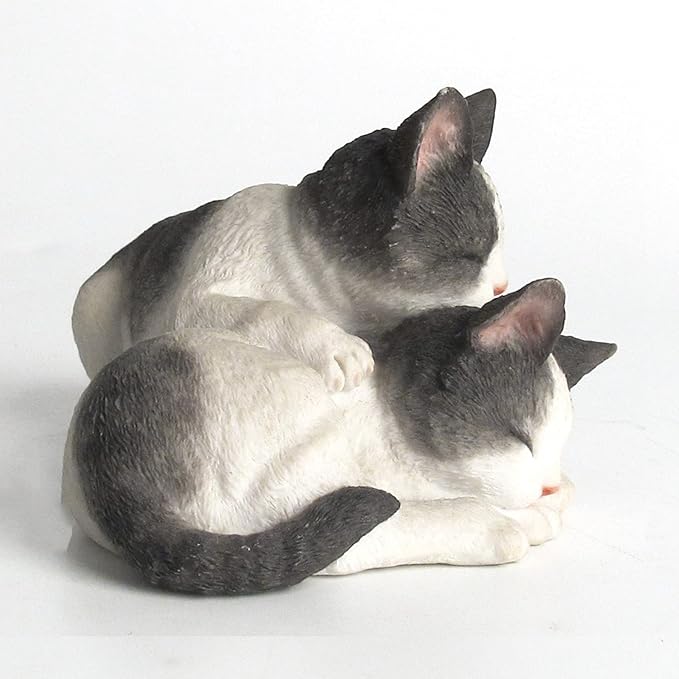Veronese Design 3 1/8" Tall Sleepy Kittens Animal Figurine Polyresin Sculpture