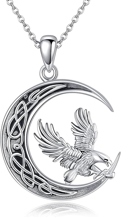 Eagle/Moth Necklace Sterling Silver Eagle Jewelry Eagle Gifts for Women Girls
