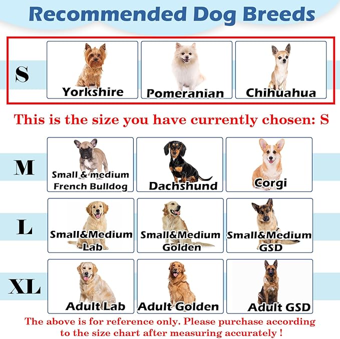 Hard & Heavy Plastic Dog Cone Collar Alternative for Small Dogs (Yorkshire Pomeranian), Pet Neck Head Protective Cone Anti-Lick, Adjustable Elizabethan Recovery Collar Cone of Shame for Healing