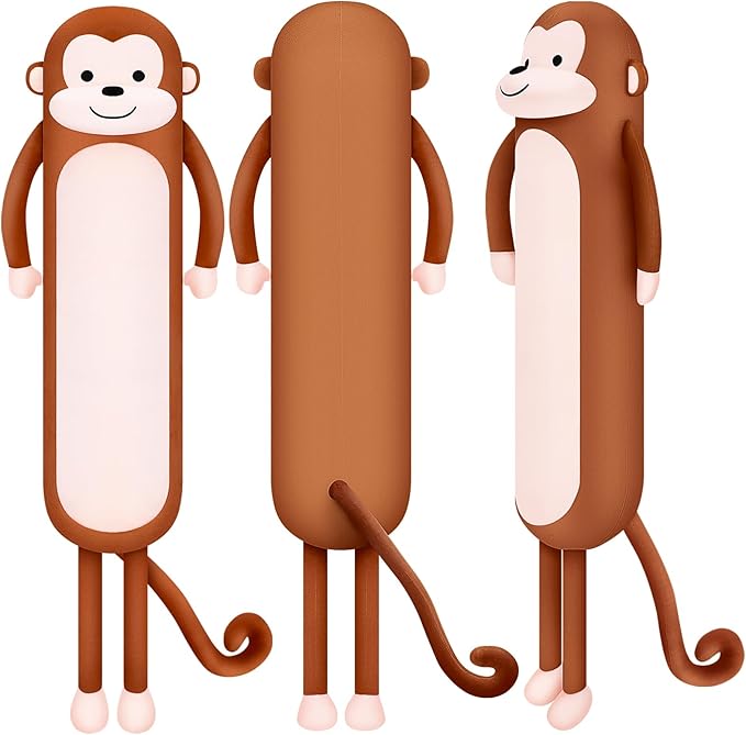 Achwishap Long Monkey Stuffed Animal Plush Toy, 40' Kawaii Large Huggable Sleeping Plush Pillow, Soft Monkey Throw Body Pillow, Cute Plushies Cushion Doll Gifts for Kids Adults