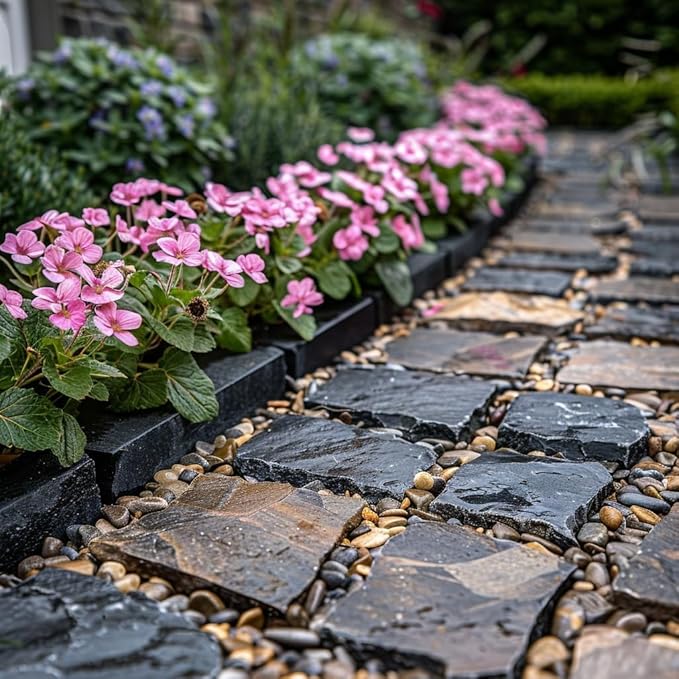 HappyFiller Decorative Natural Pebbles Polished Rocks Stones Mixed Color for Aquarium Gravel,Fish Turtle Tank,Outdoor Indoor Plants Top Dressing,Garden Landscaping,Home Vase Filler Decoration,10 LB