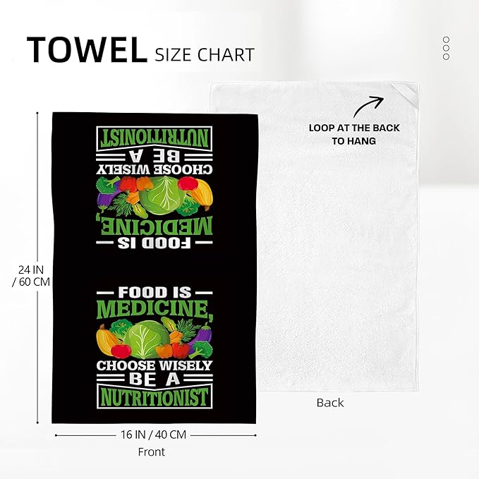 Funny Vegetable Kitchen Towels Set of 2, Soft Absorbent Decorative Dish Towels Hand Towels Cute Tea Towels Housewarming Gifts Farmhouse Bathroom Holiday Home Decor 16"x24"