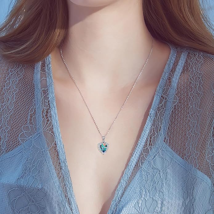 ONEFINITY Tree of Life Locket Necklace Sterling Silver Locket Necklace That Holds Pictures Tree of Life Locket Pendant for Women Wife Girlfriend