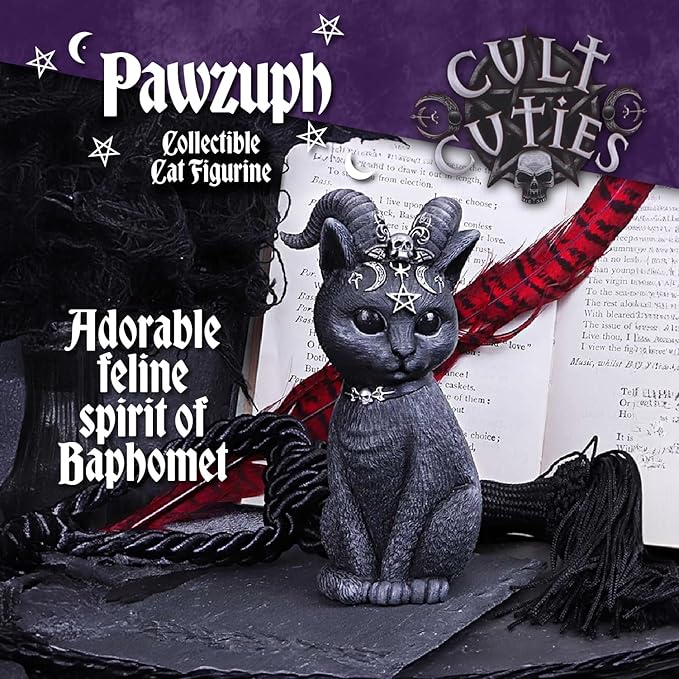 Nemesis Now Cult Cuties Adorable Occult Figurines, Bewitching Evil Spirit Creatures, Hand-Painted, Resin - Pawzuph