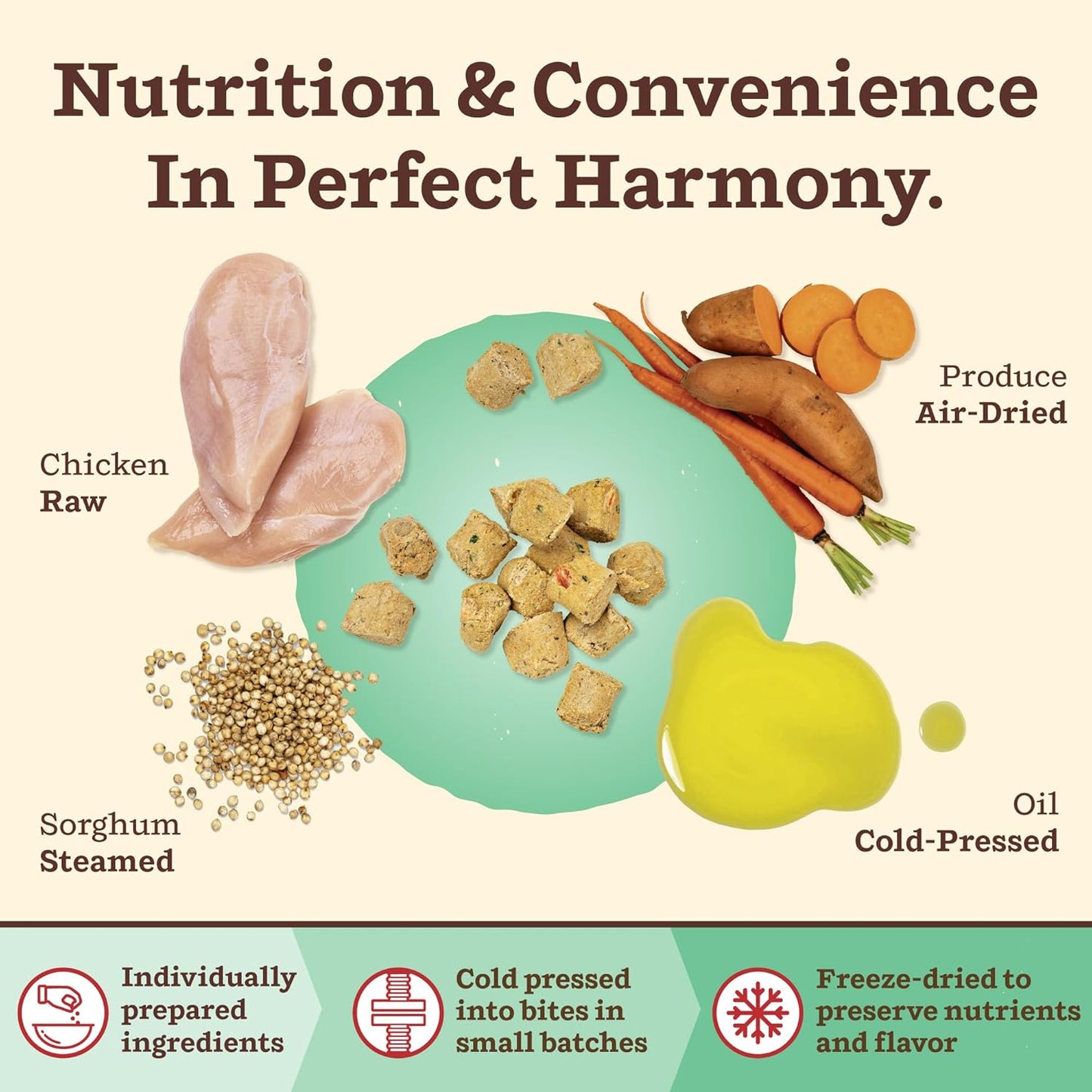 Primal Kibble in The Raw, Freeze Dried Dog Food, Chicken, Scoop & Serve, Made with Raw Protein, Whole Ingredient Nutrition, Crafted in The USA, Dry Dog Food 9 lb Bag