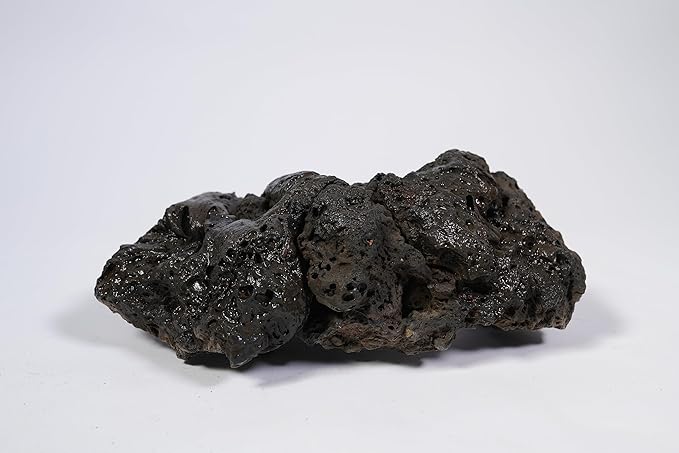 LANDEN Black Icelandic Lava Stone Natural Rocks (18lbs, 3~11 inches,11pcs) for Aquariums, Paludariums, Terrariums, Caves and Rocky Peaks, Mountainous Desert Landscapes