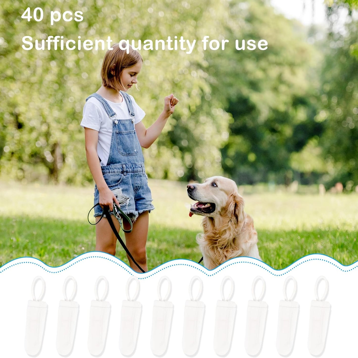 40 Pcs Fingerbrush for Dogs with Straps Dog Finger Toothbrush Fabric Soft Pet Dental Finger Brush for Dog Cat Teeth Cleaning Washable & Reusable Care Brushing Kit Reducing Plaque