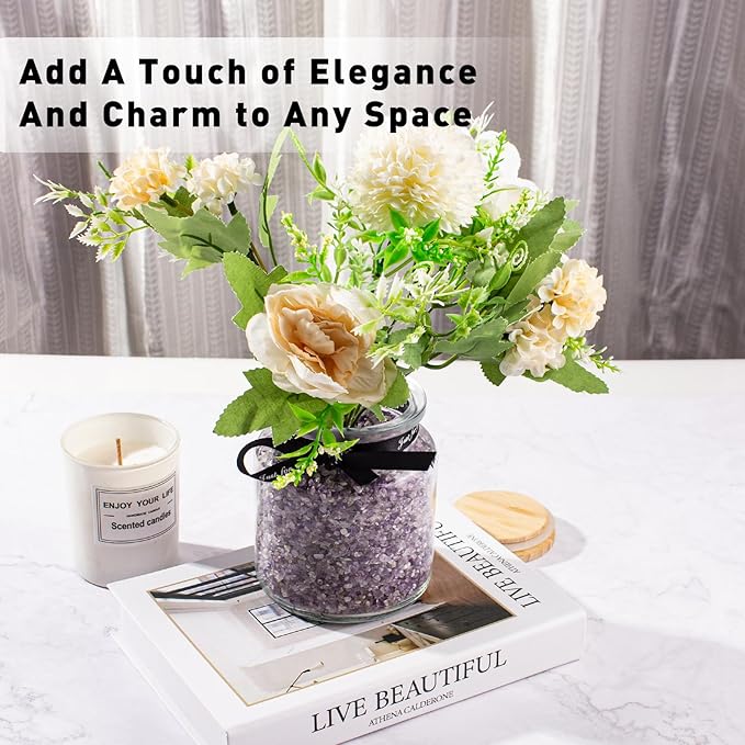 3 Lb Amethyst Crushed Stones Quartz Crystals Chips Bulk, Natural Tumbled Healing Stones for Decorative Fish Tank Vase Fillers Aquarium Gravel Rocks