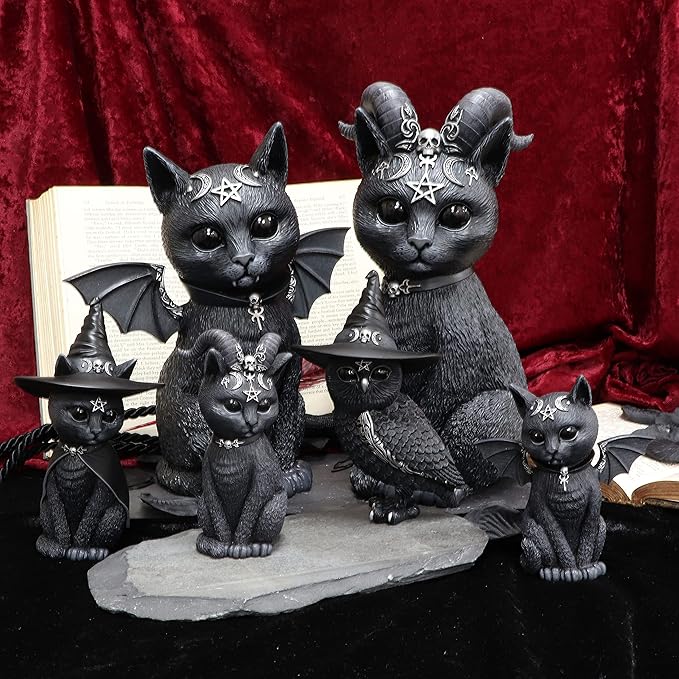 Nemesis Now Cult Cuties Adorable Occult Figurines, Bewitching Evil Spirit Creatures, Hand-Painted, Resin - Pawzuph