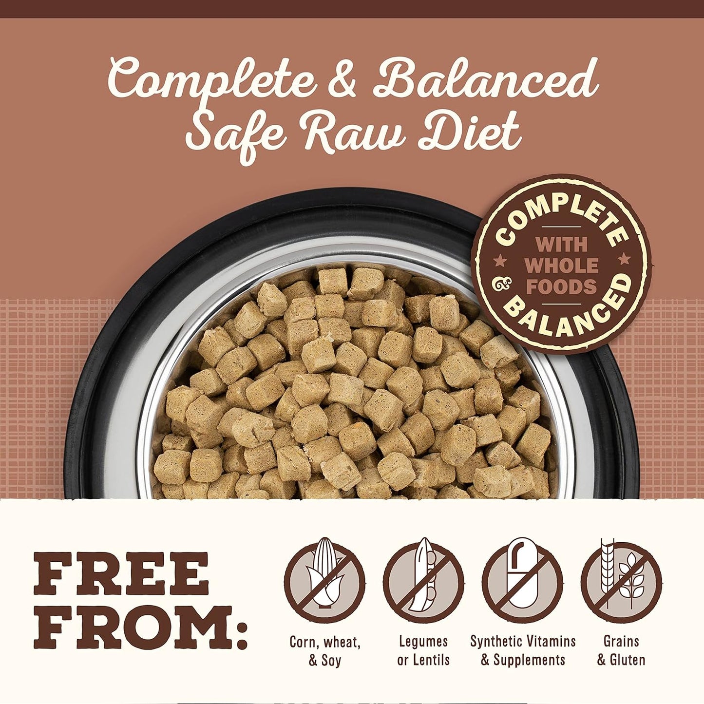 Primal Freeze Dried Dog Food, Pronto Mini Nuggets, Pork; Scoop & Serve, Complete & Balanced Meal; Also Use As Topper or Treat; Premium, Healthy, Grain Free, High Protein Raw Dog Food (25 oz, 2-Pack)